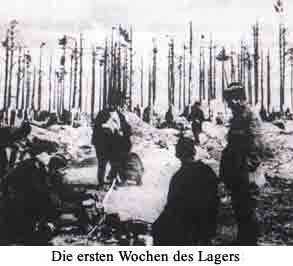 Die ersten Wochen des Lagers